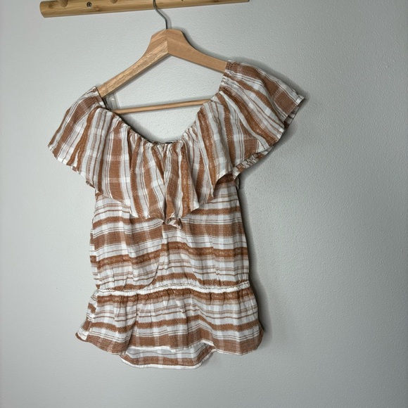 Wrangler Retro Women’s Southwestern Stripe Off Shoulder Top small - Picture 2 of 6